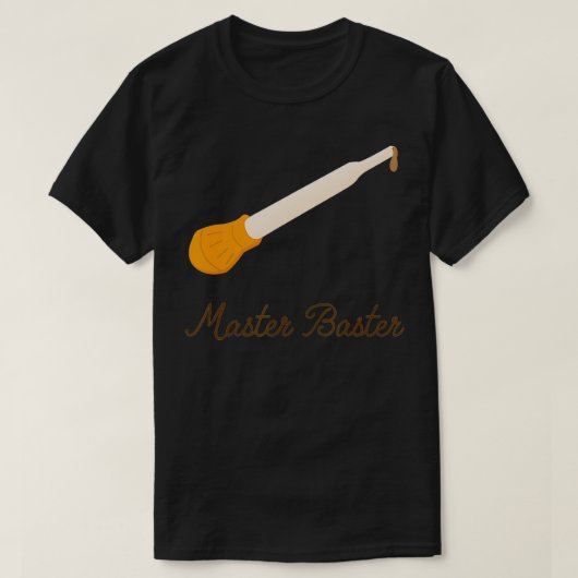 Hilarisch Master Baster Thanksgiving T-shirt (Design voorkant)