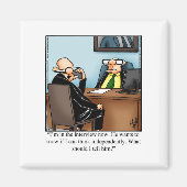 Hilarisch Office Humor Magnet Gift (Voorkant)