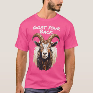 Hilarisch Ondersteunend Fun Pun Goat T-shirt