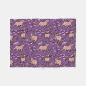 Hilarisch patroon Chinees Varkenspad Kies Kleur F Fleece Deken (Voorkant (Horizontaal))