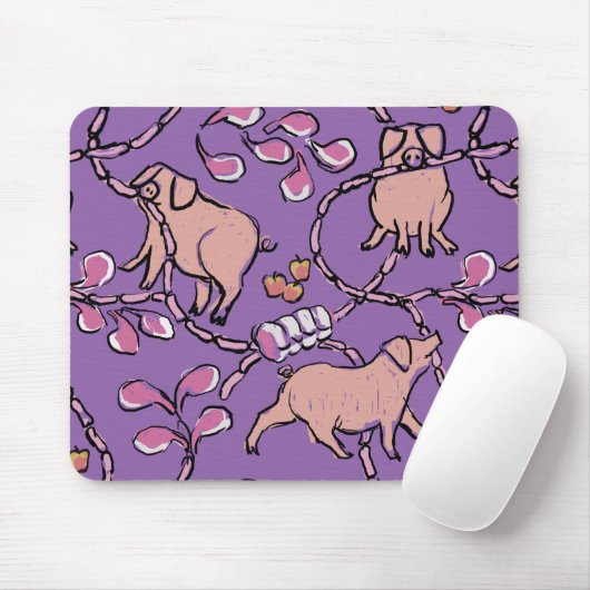 Hilarisch patroon Chinees Varkenspad Kies Kleur M Muismat (Met muis)