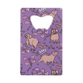 Hilarisch patroon Chinees Varkenspad Kies Kleur O Creditkaart Flessenopener (Achterkant)