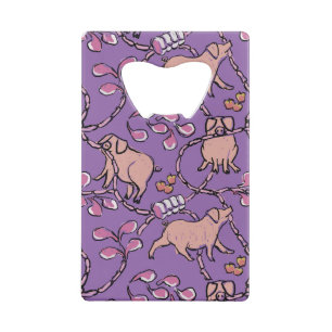 Hilarisch patroon Chinees Varkenspad Kies Kleur O Creditkaart Flessenopener