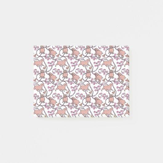 Hilarisch patroon Chinees Varkenspad Kies Kleur P Post-it® Notes (Voorkant)