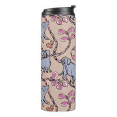 Hilarisch patroon Chinees Vietnamese varkensjaar T Thermosbeker (Gedraaid links)