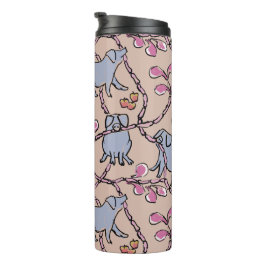 Hilarisch patroon Chinees Vietnamese varkensjaar T Thermosbeker