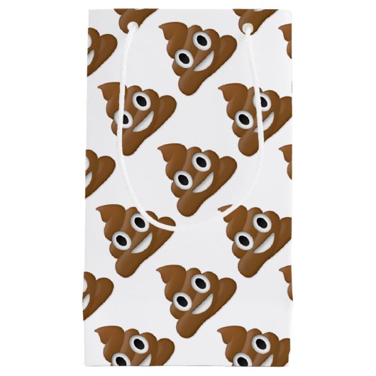 Hilarisch plezier poop-emoji - Poo cartoon design Klein Cadeauzakje (Voorkant)