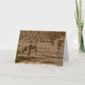 Hilarisch Vaderdag citaat Kaart (Achterkant)