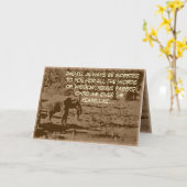 Hilarisch Vaderdag citaat Kaart (Gele Bloem)