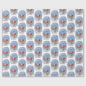 Hilarisch visverhaal inpakpapier (Vlak)