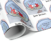 Hilarisch visverhaal inpakpapier (Rol Hoek)