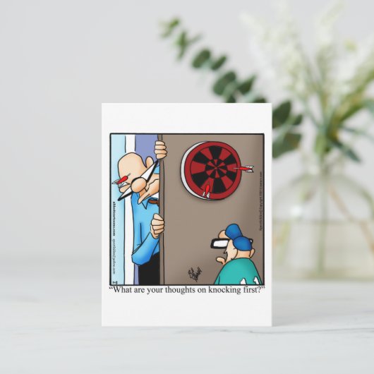 Hilarisch voor het lachen Briefkaart (Staand voorkant)