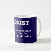 Hilarische Audioloog Definitie Mok (Voorkant rechts)