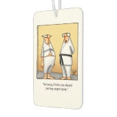 Hilarische auto luchtverfrisser voor hem (Links)