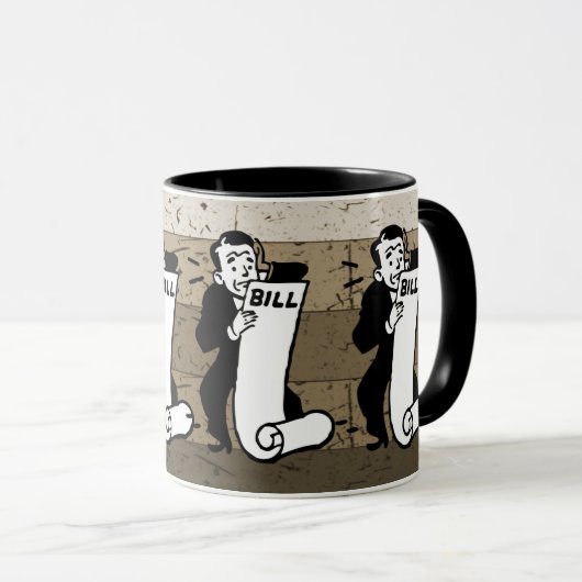 Hilarische Bill & Expense Budgetliefhebbers Mok (Voorkant rechts)