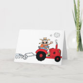 Hilarische boerentractor strip kaart (Voorkant)