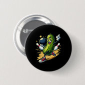 Hilarische Bowling Pickle Ronde Button 5,7 Cm (Voorkant /achterkant)