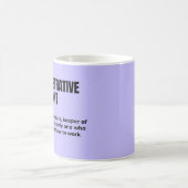 Hilarische definitie van administratief assistent koffiemok (Center)