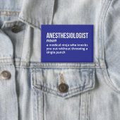 Hilarische definitie van anesthesioloog button (Insitu)