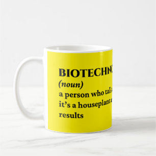 Hilarische definitie van bio-ingenieur koffiemok