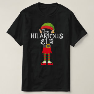 hilarische elf familie die kerstmis met elkaar ver t-shirt