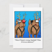 Hilarische feestdagen uitnodigingen (Voorkant)