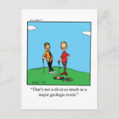 Hilarische Golf Humor Briefkaart (Voorkant)