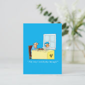 Hilarische Golf Humor Briefkaart (Staand voorkant)