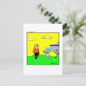 Hilarische Golf Humor Briefkaart (Staand voorkant)