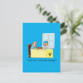 Hilarische Golf Humor Briefkaart (Staand voorkant)