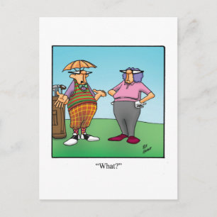 Hilarische Golf Humor Briefkaart
