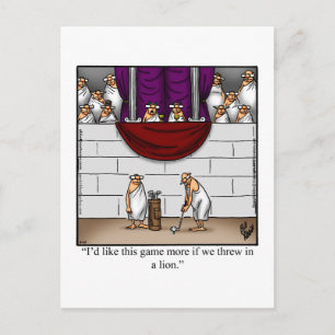 Hilarische Golf Humor Briefkaart
