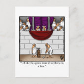 Hilarische Golf Humor Briefkaart (Voorkant)