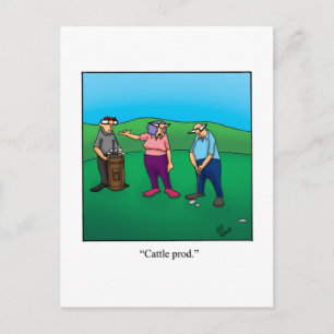 Hilarische Golf Humor Briefkaart
