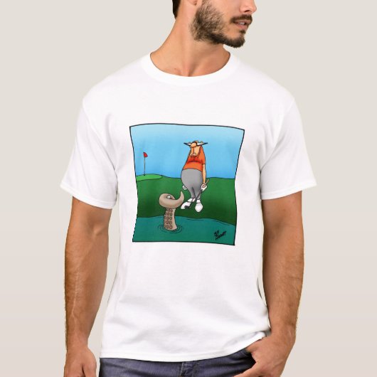 Hilarische Golf Humor T-shirt Gift (Voorkant)