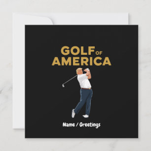 Hilarische Grappige Golf van Amerika Meme Trump Pu Kaart