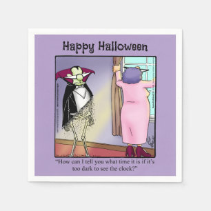 Hilarische Halloween Party servetten
