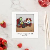 Hilarische Halloween Party servetten (Insitu)