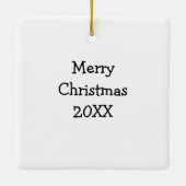 Hilarische Humor Keramisch Ornament (Achterkant)