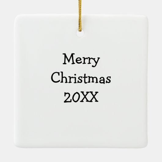 Hilarische Humor Keramisch Ornament (Achterkant)