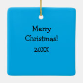Hilarische Humor Kerst Keramisch Ornament (Achterkant)