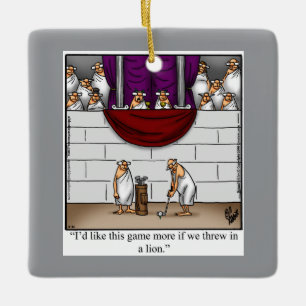 Hilarische Humor Kerst Keramisch Ornament