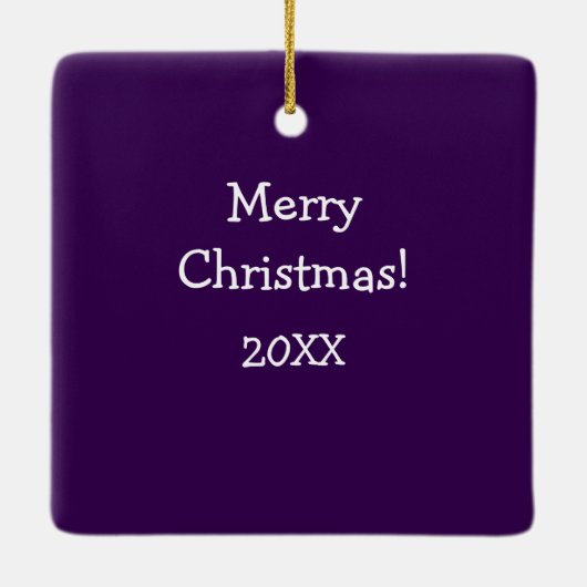 Hilarische Humor Kerst Keramisch Ornament (Achterkant)