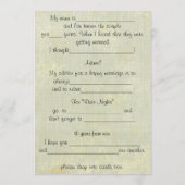 Hilarische Huwelijksadvies Commentaar Kaarten (Achterkant)