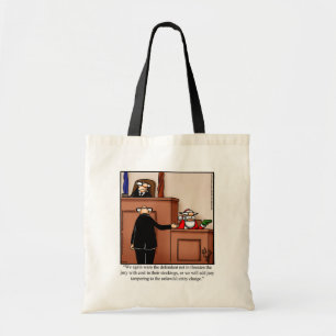 Hilarische kerst Humor Canvas tas Gift