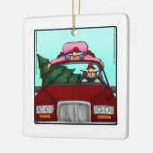 Hilarische kerst Humor Ornament (Links)