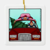 Hilarische kerst Humor Ornament (Voorkant)