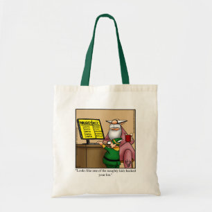 Hilarische kerst Humor Tote Bag