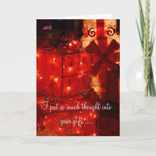 Hilarische kerstgroet feestdagen kaart (Voorkant)