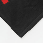 Hilarische Merry Kissmy Kerstman Fleece Deken (Hoek)